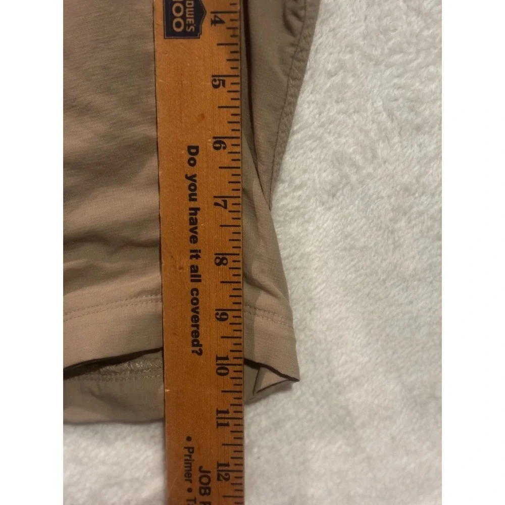 The North Face Shorts Cargo Mens 34 Khaki Zip Pockets Trail Trek‎ Hiking